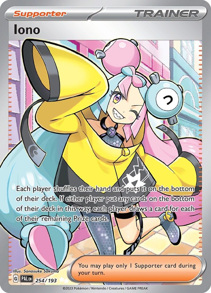 Paldea Evolved Iono #254/193